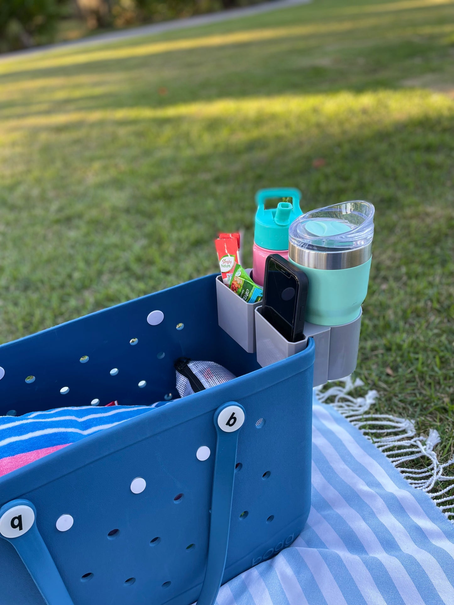 Cup and Phone Holder for Bogg Bag and Simply Southern Totes