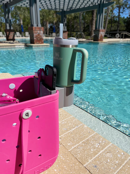 Cup and Phone Holder for Bogg Bag and Simply Southern Totes
